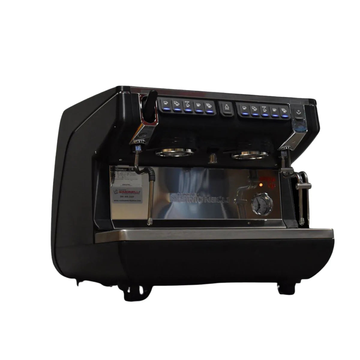 Nuova Simonelli Appia Life - Volumetric with Autosteam - 2 Group Compact - Black