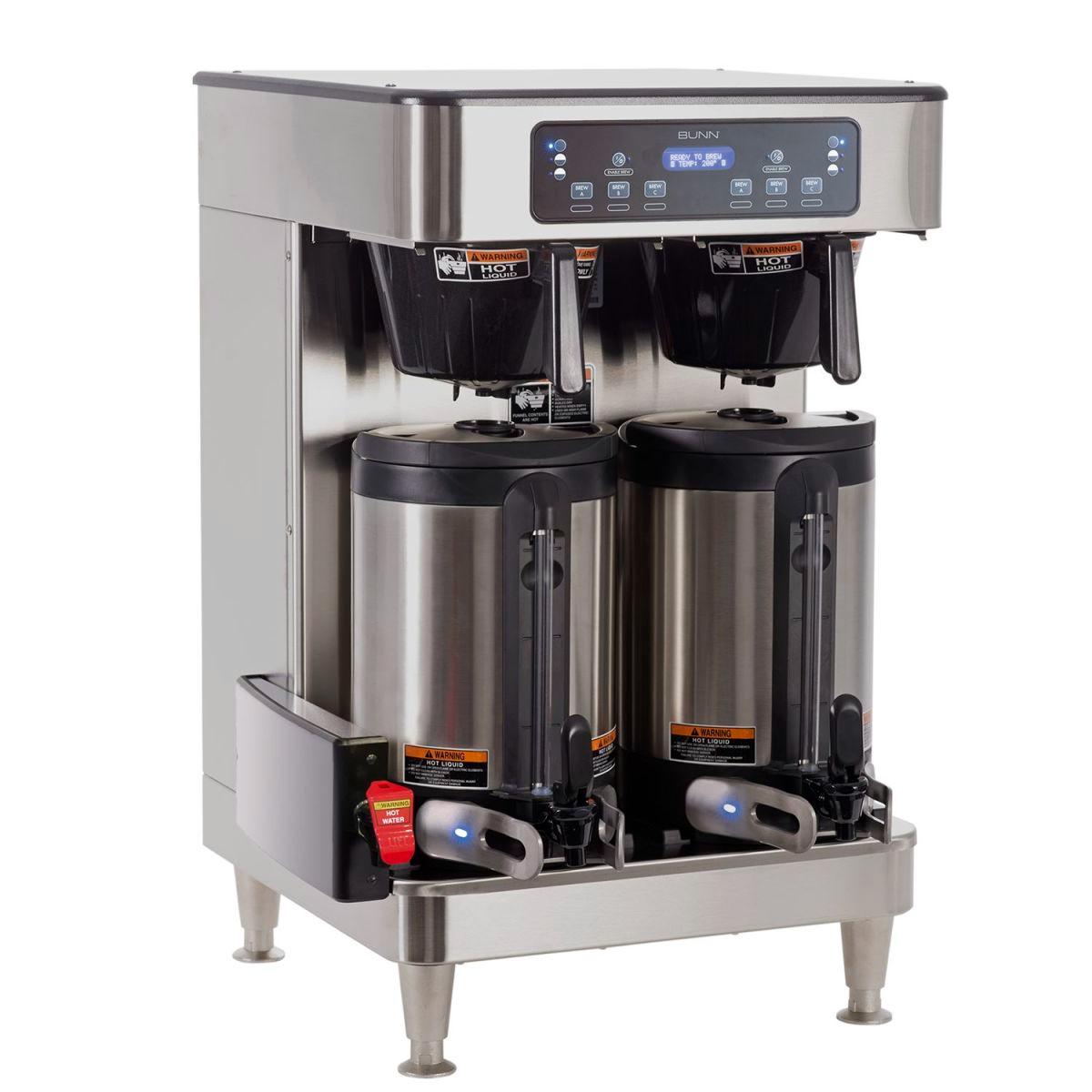 ICB Infusion series Twin SH Soft Heat® Coffee Brewer, WiFi, Black And Stainless