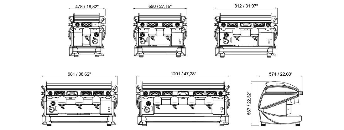 BFC LIRA - ELECTRONIC 4 LT BOILER - 1 Group